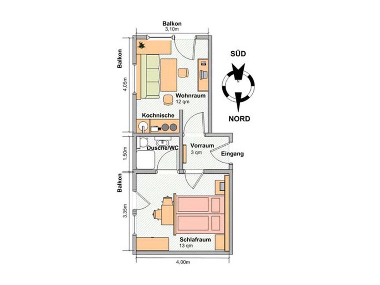 Haus Enzian Apartment Lermoos Exterior photo