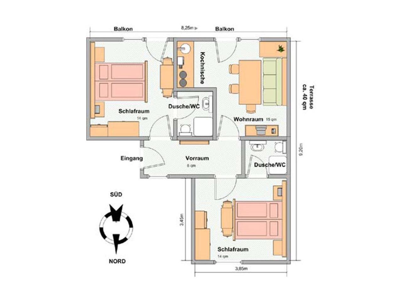 Haus Enzian Apartment Lermoos Exterior photo